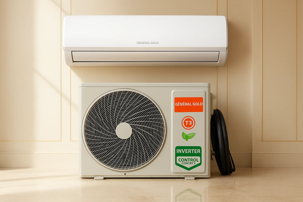 کولرگازی 18000 جنرال گلد اینورتر تیتانیوم