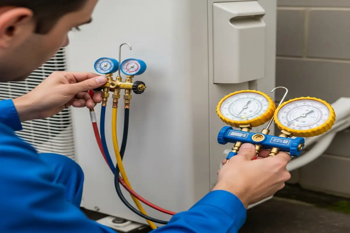 شارژ کولر گازی و نشانه های کمبود شارژ